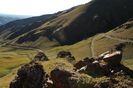 Kara-Keche Ashuu - Kara-Keche Pass 3.384 m