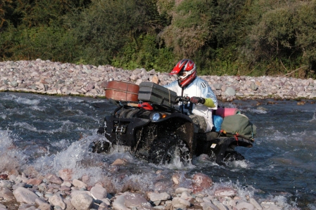 Quad Offroad Tour to Kegety-Pass und in the Konortchok Canyon