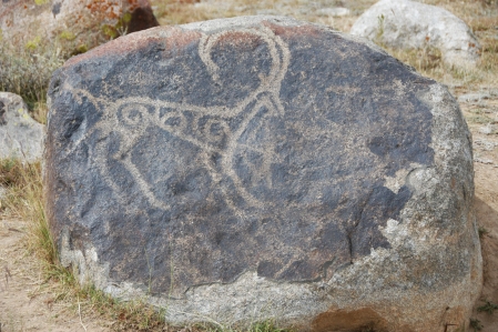 Cholpon-Ata & open air museum (Petroglyphs, Rock drawings)