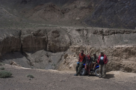 Pamir highway - Meteor crater at 3,690 m