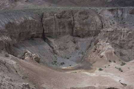 Pamir Mountains - Meteor crater at 3.790 meters above sea level